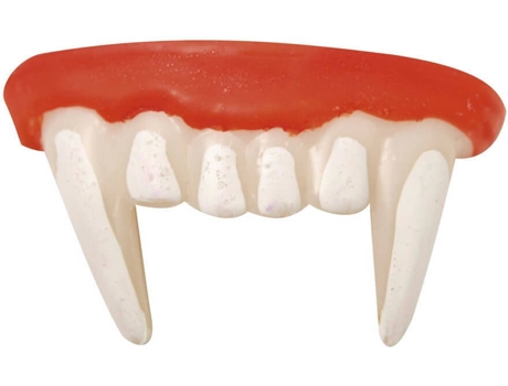 Acessórios de Halloween  Prótese Dentária de Vampiro com Cola
