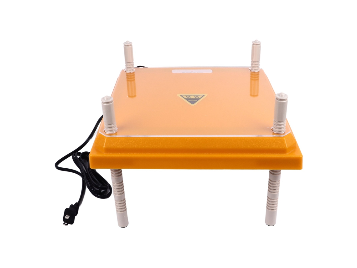 Ronjoe-placa De Aquecimento Para Ninhegos De Galinha 10x10 Polegadas Com Proteção Contra Poeira 110v Amarela