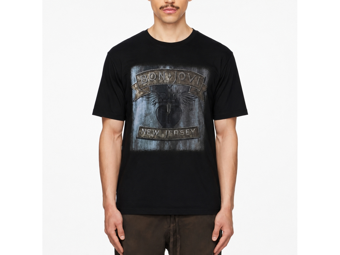 Bon Jovi New Jersey T-shirt Unisex Adults Size:xxxl