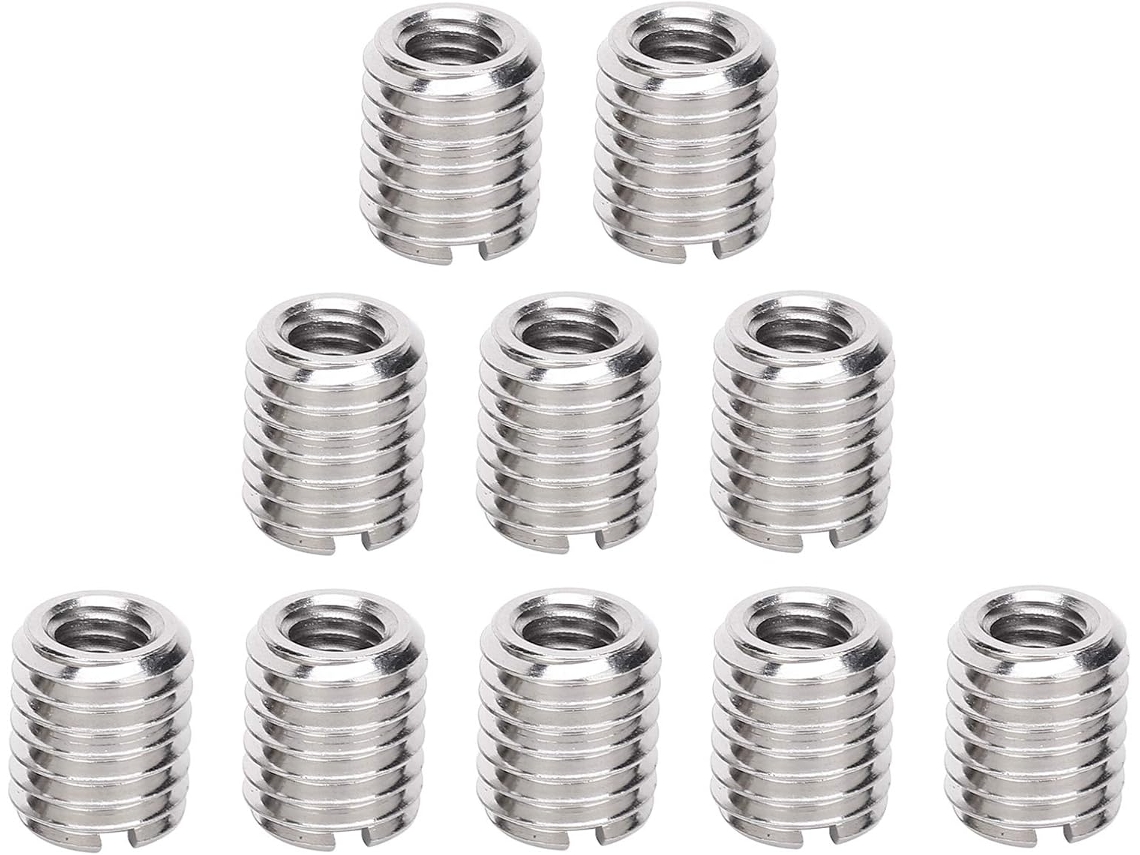 Conjunto De 10 Redutores Rosca M6x1.0 Fêmea Para M10x1.5 Macho –