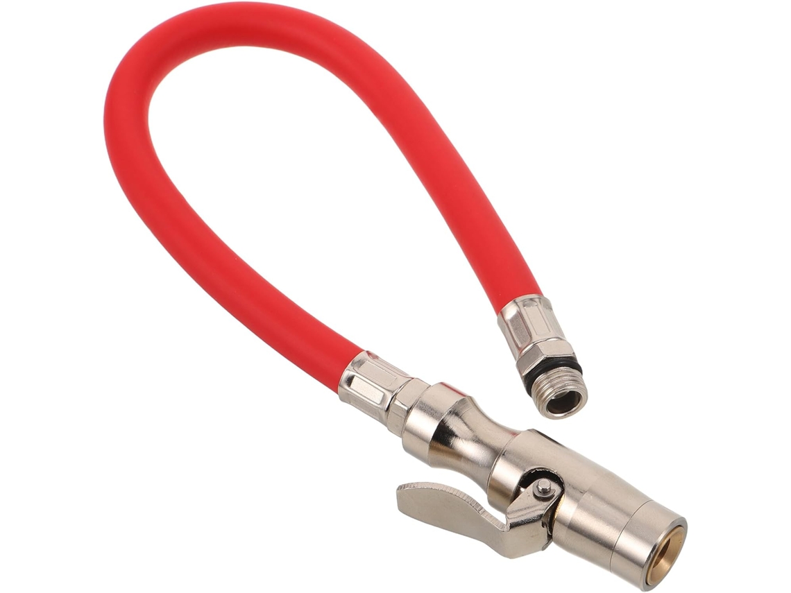 Mangueira de extensão Alipis, 43,4 cm, para inflar pneus, com adaptador rosqueado de 12,5 mm