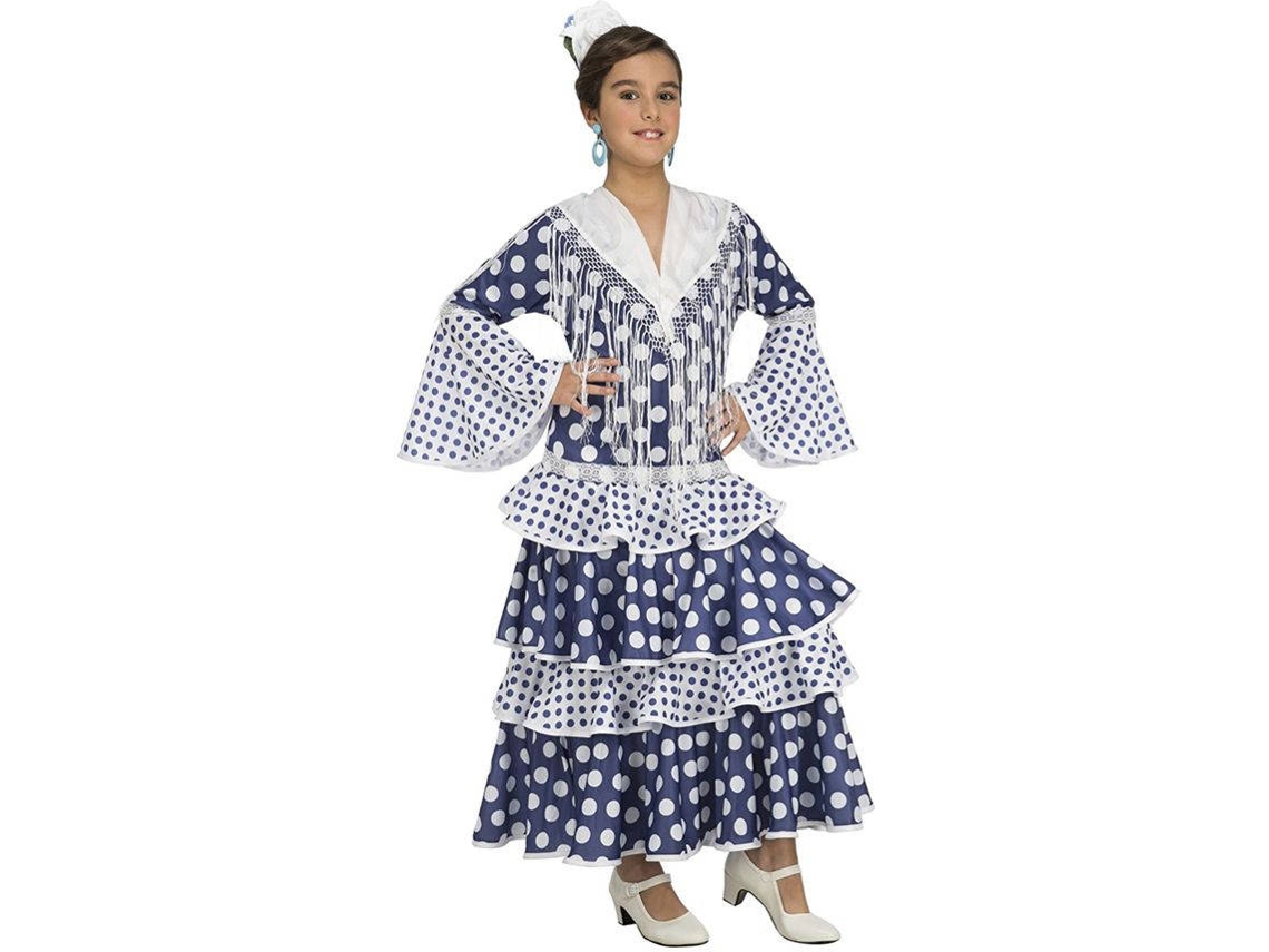 Fato de Menina VIVING Flamenca Soleá (Tam: 3-4 anos)