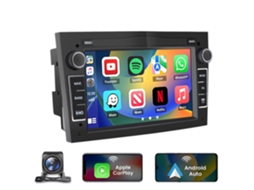 Rádios JUNSUN para Opel Astra H Corsa C D Vectra C Zafira Android 14 - Camera- 2gb+64gb - Carplay/auto Sem Fio