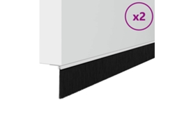Conjunto 2 Selos Para Porta Vidaxl Branco Alumínio (100 Cm)