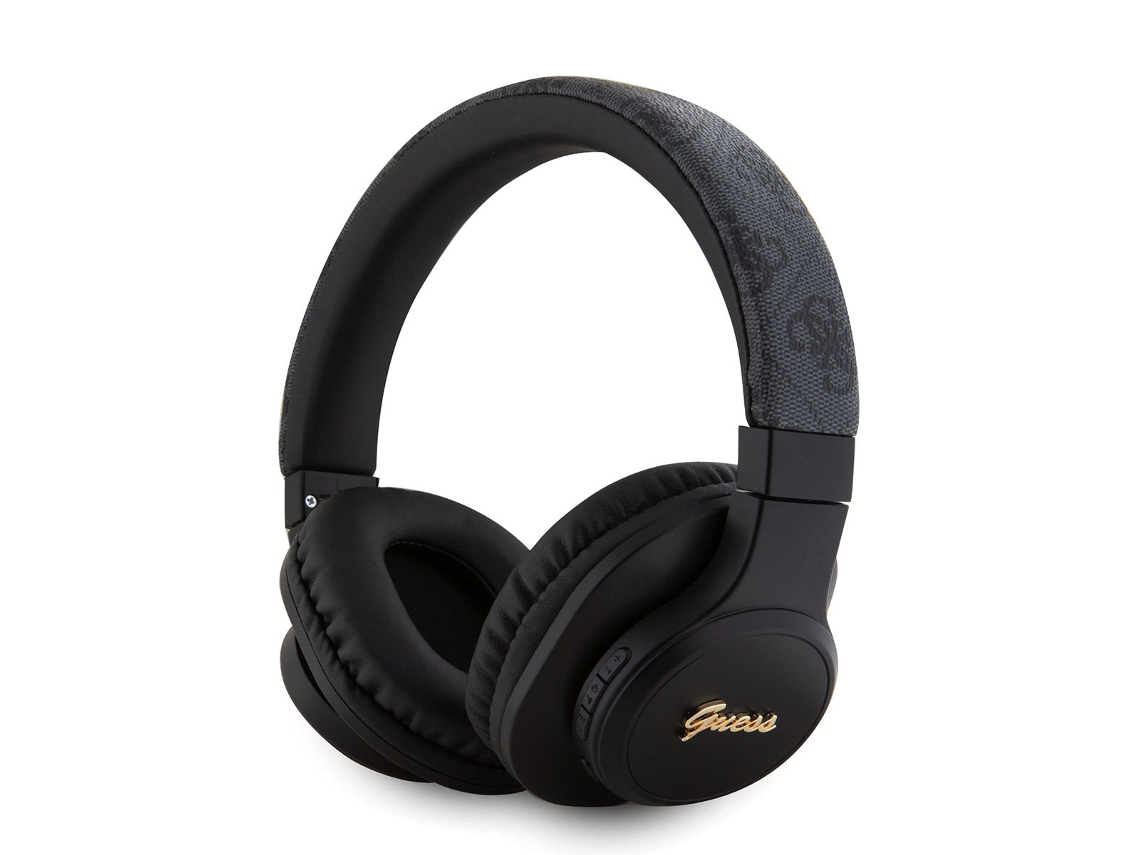 Guess Auricular sem fios estéreo Bluetooth 5.3 modelo tom sobre tom Preto