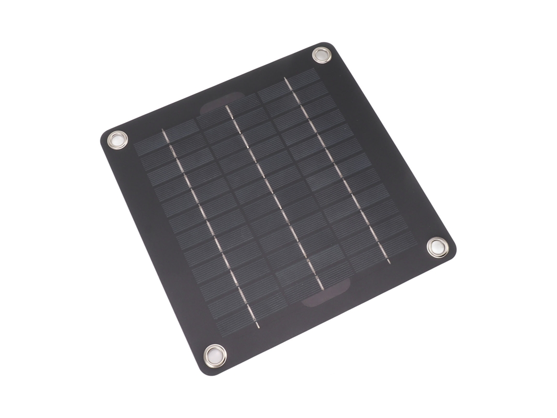 Kit Painel Solar Portátil 5W 12V Carregador e mantenedor de bateria para externo | S/MARCA