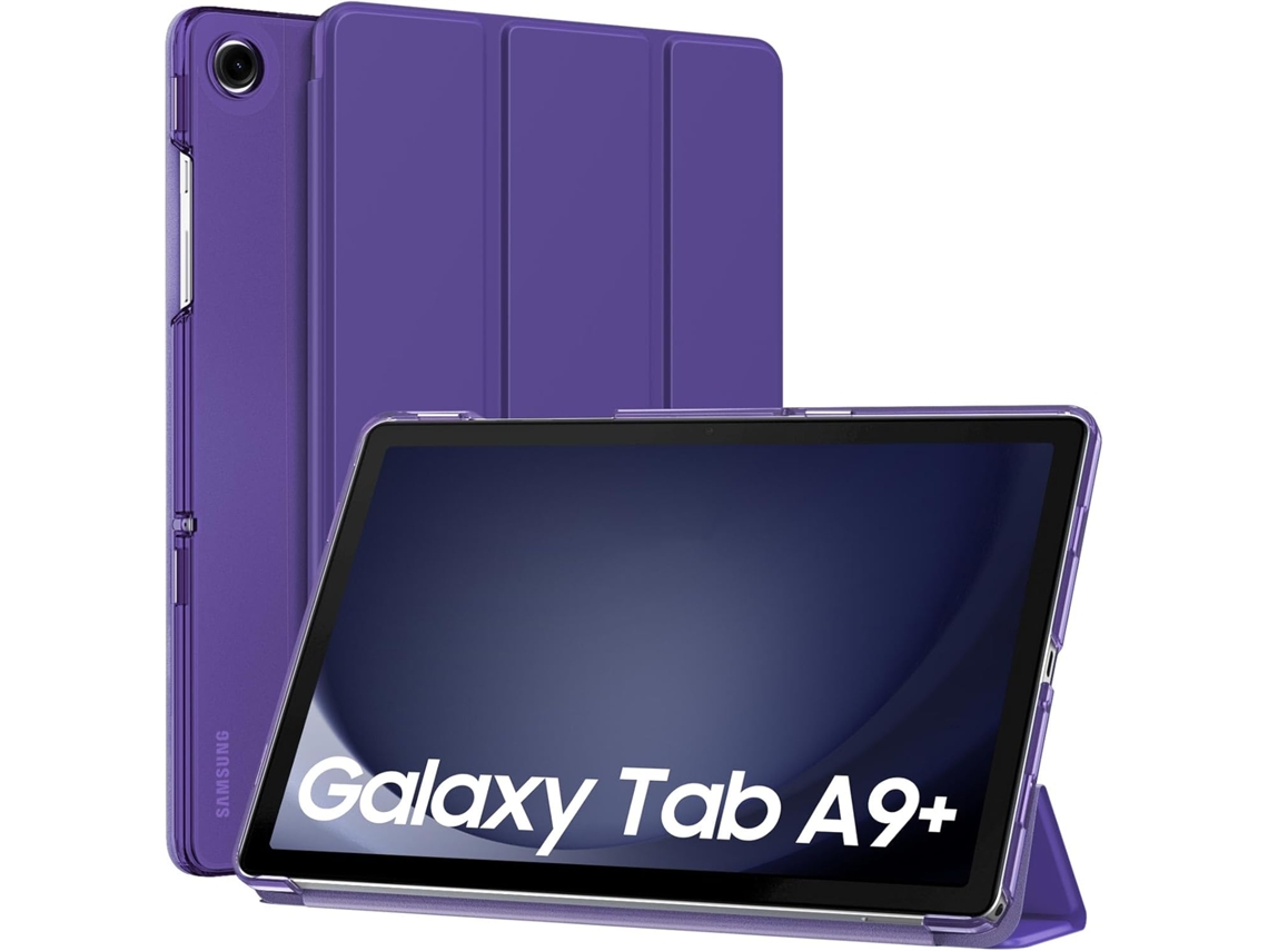 Yunzii Capa Protetora Para Galaxy Tab A9+/a9 Plus De 11 Polegadas, Perfeita Para O Tablet Tab A9 Plus (sm-x210/x216/x218), Roxo E Preto