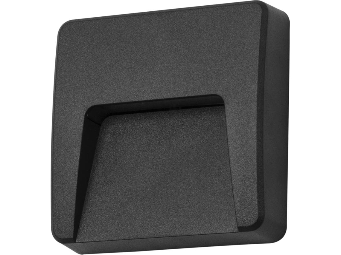 Forlight Grove - Aplique 120x10x120mm, Policarbonato, Cor Preto, Led, Máx 3.1w, Ip65