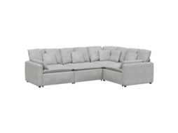 Modular Sofa, Modular Sofas Vidaxl Cinzeto Veludo