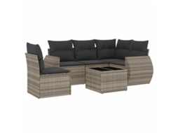 Garden Sofa Set, Garden Sofa Sets Vidaxl Cinzeto Rattan / Vime (n/a)