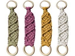 Porta-toalhas De Macramê Com Argola, Em Algodão, Estilo Boho,