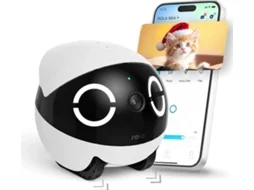 Robô Inteligente com Câmera ENABOT Rola Mini para Vigilância e Companhia de Cães e Gatos