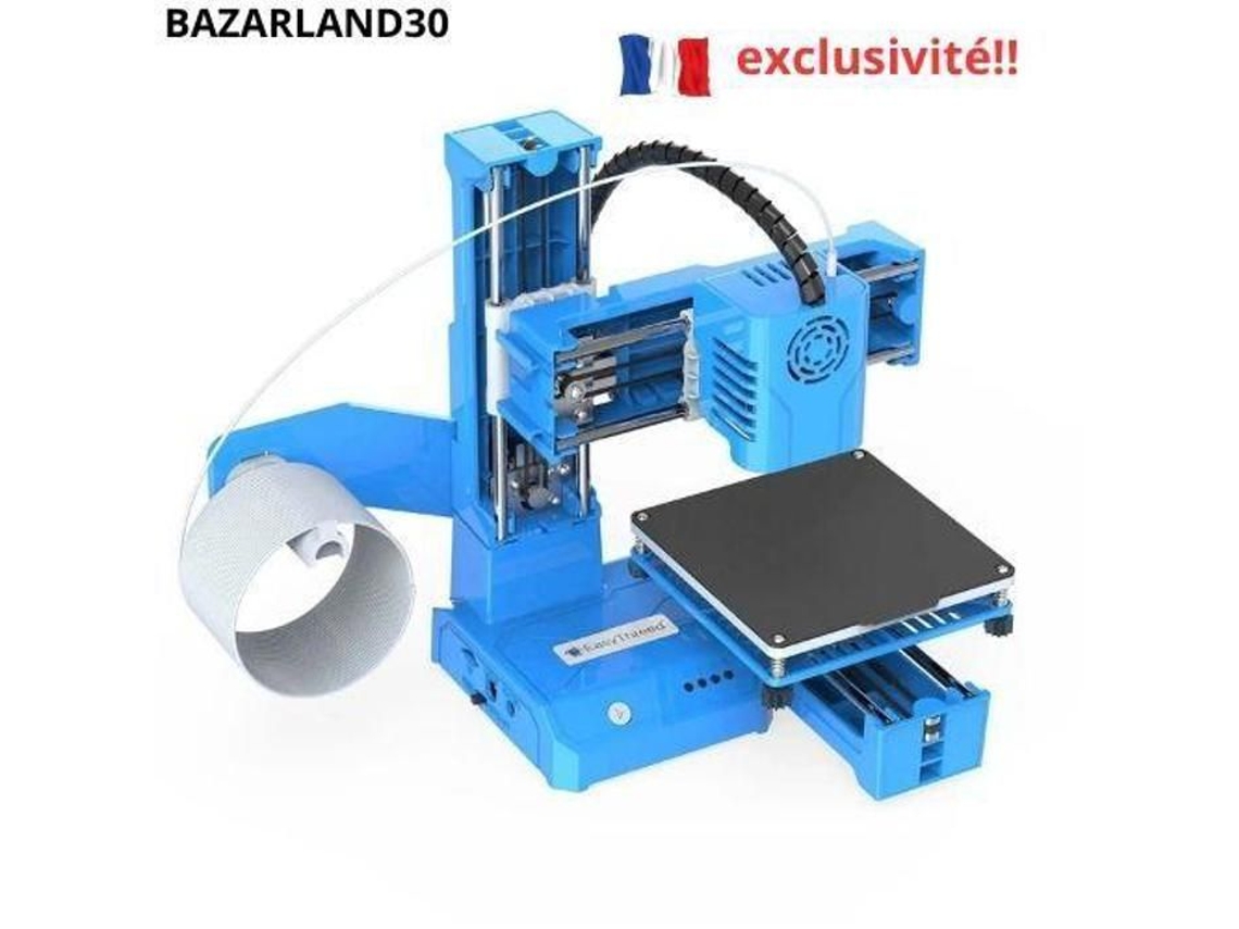Impressora 3D Bazarland30.K9 para iniciantes, mini máquina de impressão 3D, baixo ruído, compatível com Wiprintpla TPU, 1,75 mm