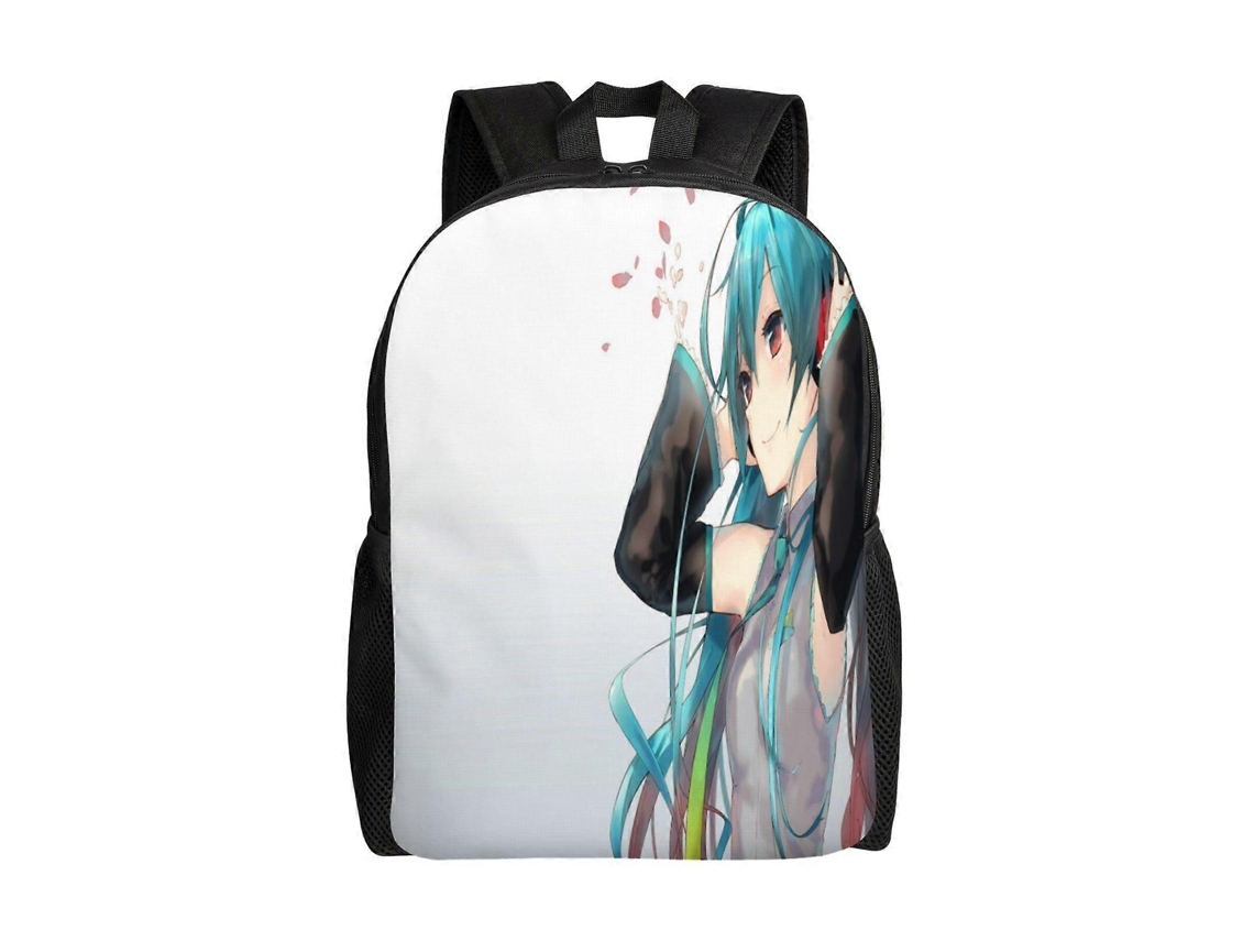 Mochila De Estudante Hatsune Miku R237, Leve E Durável, À Prova Dágua E Com Alça De Ombro Ajustável. Loja Olysi