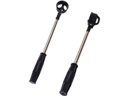 Conjunto de 2 Ferramentas Topbathy, telescópicas, aço inox (S)