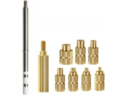 Kit De Pontas Ferro Solda T65, Adaptadores Porca Inserção Térmica