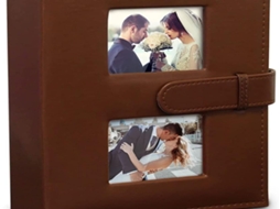 Álbum de fotos Lurelia para casamento, capacidade para 200 fotos, 10x15 cm.