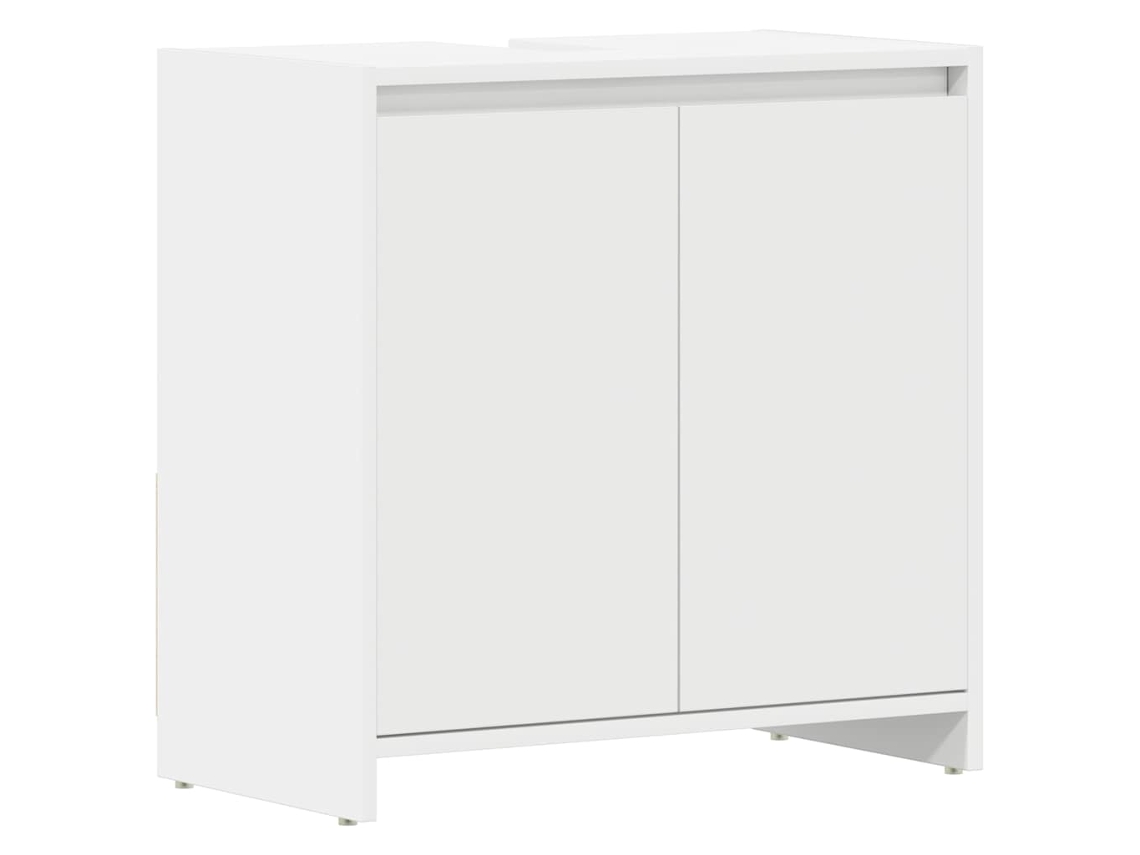 Bathroom Cabinet, Bathroom Cabinets Vidaxl Branco Madeira Processada (n/a)