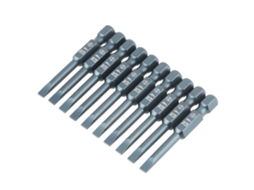 10 Peças De Parafusos De Chave De Fenda, Cabo Hex 1/4", Aço Liga S2, 50mm, 4mm, Magnético