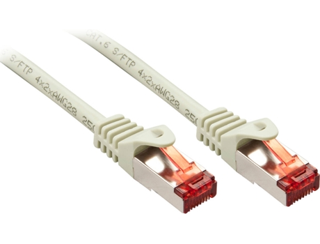Cabo de Rede LINDY (RJ45 - 7.5 m - Cinzento)