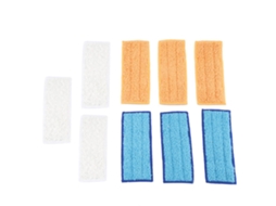 9 Pcs Heads de Mop de Microfibra Laváveis para Mops Spray Branco, Laranja, Azul | S/MARCA