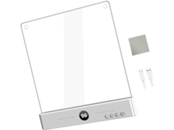 Luminária De Leitura Moderna Com Tela Plana, Oferecendo Iluminação Estável E Múltiplas Temperaturas De Cor, Com Opção De