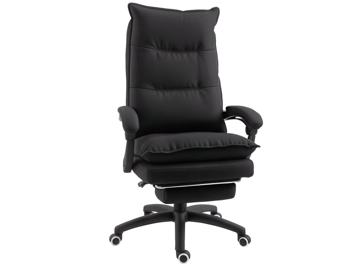 Cadeira Escritório, 6pontos Massage+controle, Altura Ajustável, Tecido Linho, 70x62x120-130cm, Preto Chimi