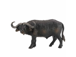 Primerox brinquedo Infantil de Modelo Animal Búfalo Simulado Plástico Ecológico Mini Decoração