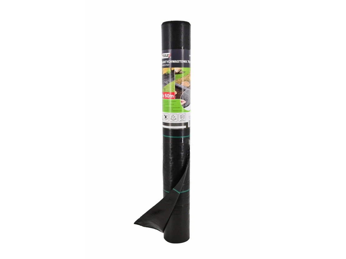Tapete Anti-Ervas Daninhas 90g 1.6100m Agrotêxtil Preto Awtools