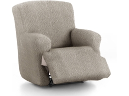 Capa Tecido Elástico para Poltrona Relax Extra MILICA Tecido Adaptável Spongy Bege Escuro
