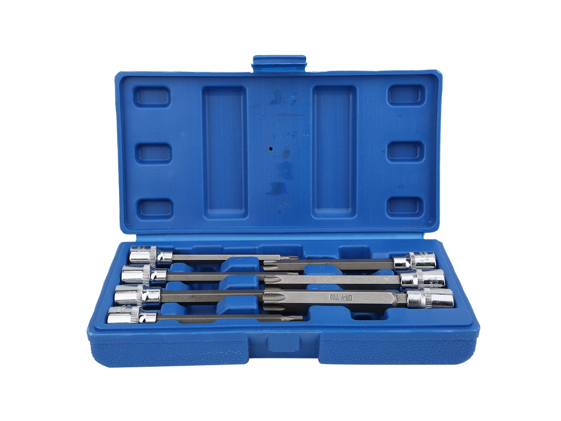 Conjunto de 7 chaves de soquete com haste hexagonal 3/8 polegada | S/MARCA