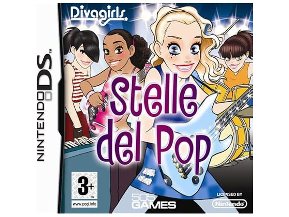 Jogo Ds Diva Girls Pop Stars Nintendo Ds para Crianças a Partir de 3 Anos na Caixa