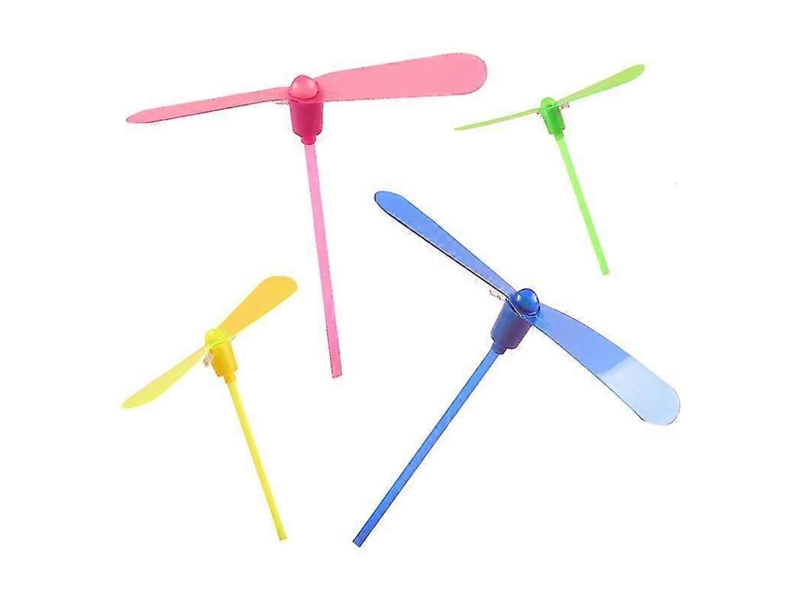 Libélulas De Plástico Voadoras, Brinquedo De Hélice Manual, Estilo Helicóptero