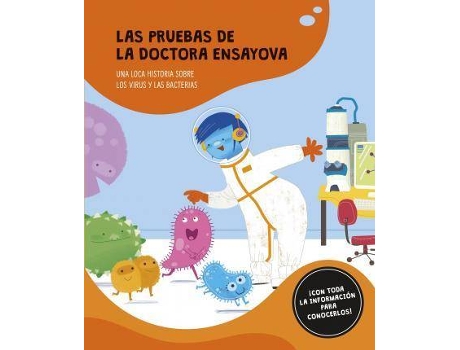 Livro Proyecto Click - 3 años : Virus y bacterias de García Martínez, Marifé, Design da capa por Mónica Calvo Gil, Ilustrado por Ines Burgos, Ilustrado por Nacho Gomez, Ilustrado por Eva Sans (Espanhol)