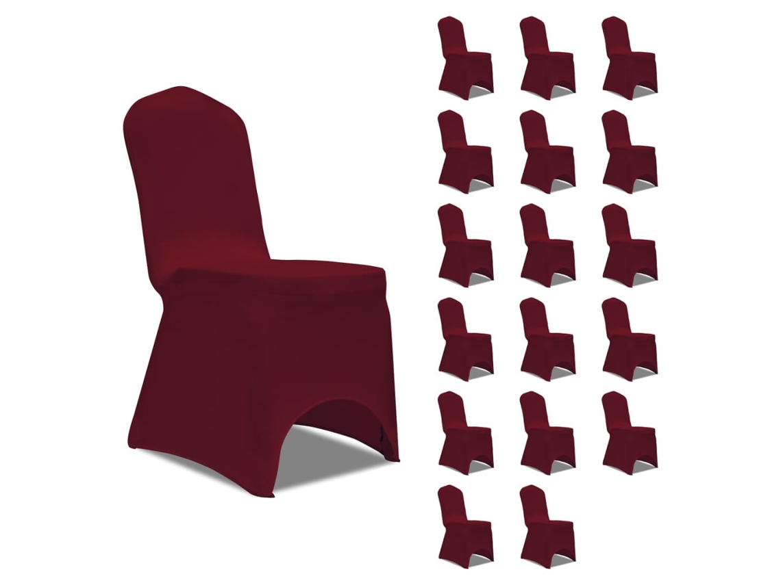 Chair Cover, Chair Covers Vidaxl Vermelho Tecido (n/a)