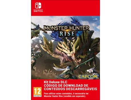 Cartão Nintendo Switch Monster Hunter Rise (Deluxe Kit - Formato Digital)
