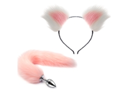 Set De Fantasia De Gato Com Orelhas E Cauda Para Festas De Anime, Cosplay E Sexy