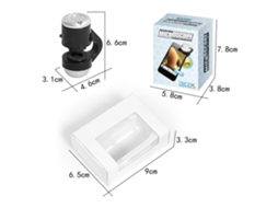 Lupa EOOCOO (com Luz Led, Ampliação 30x)