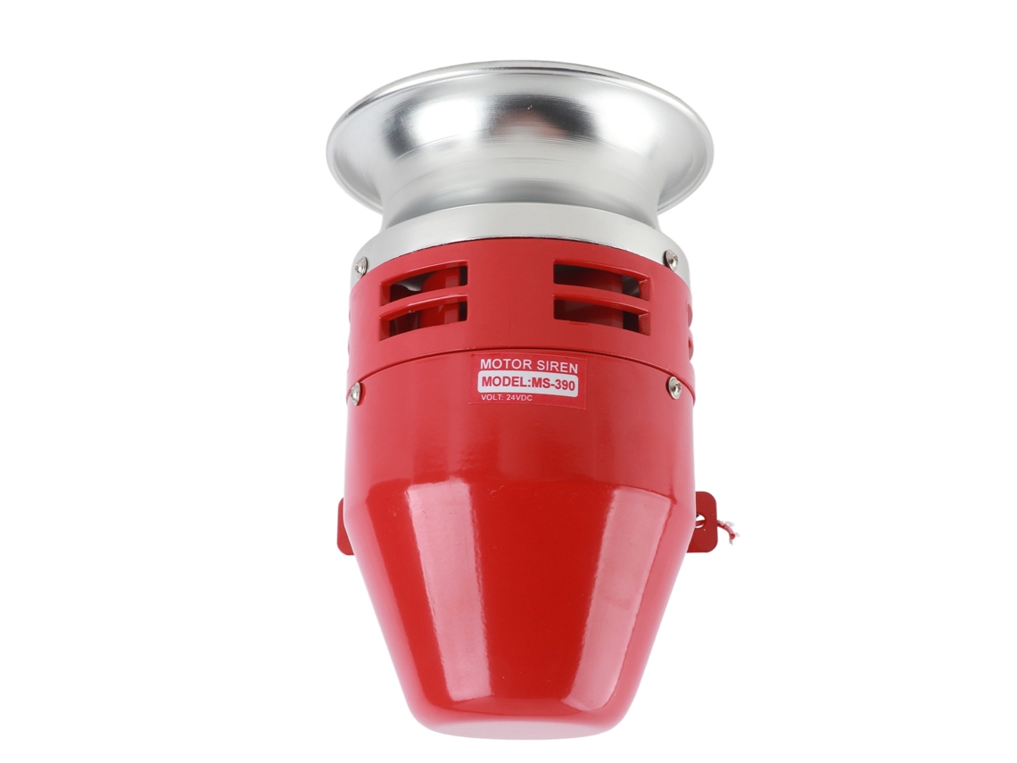 Sirene Motor Elétrico 125db Buzzer Alarme Dc24v 6.8a