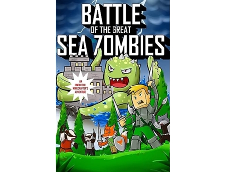 Livro Battle of the Great Sea Zombies de Lord Herobrine (Inglês)