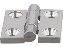 Dobradiça Para Armário Elétrico 40x 40mm, Material Aço Inoxidável 304, Acabamento Escovado, Design Resistente, Durável