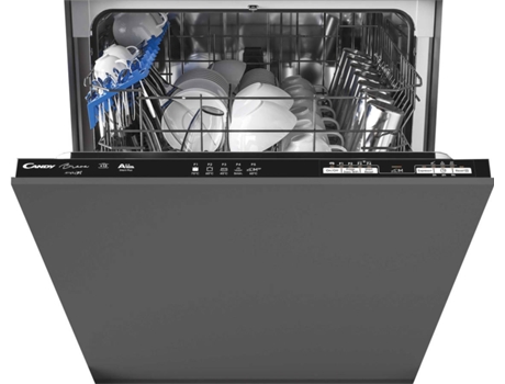 Máquina de Lavar Loiça Encastre CANDY CDIN 2L3 (13 Conjuntos - 59.8 cm - Painel Preto) — 13 Conjuntos