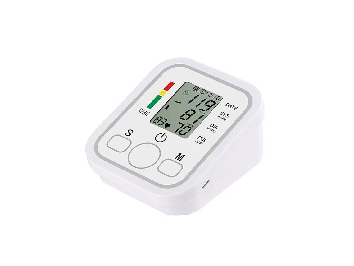 Aparelho De Pressão Arterial Digital Automático, Monitor De Pulso E Pressão Com Tela Lcd