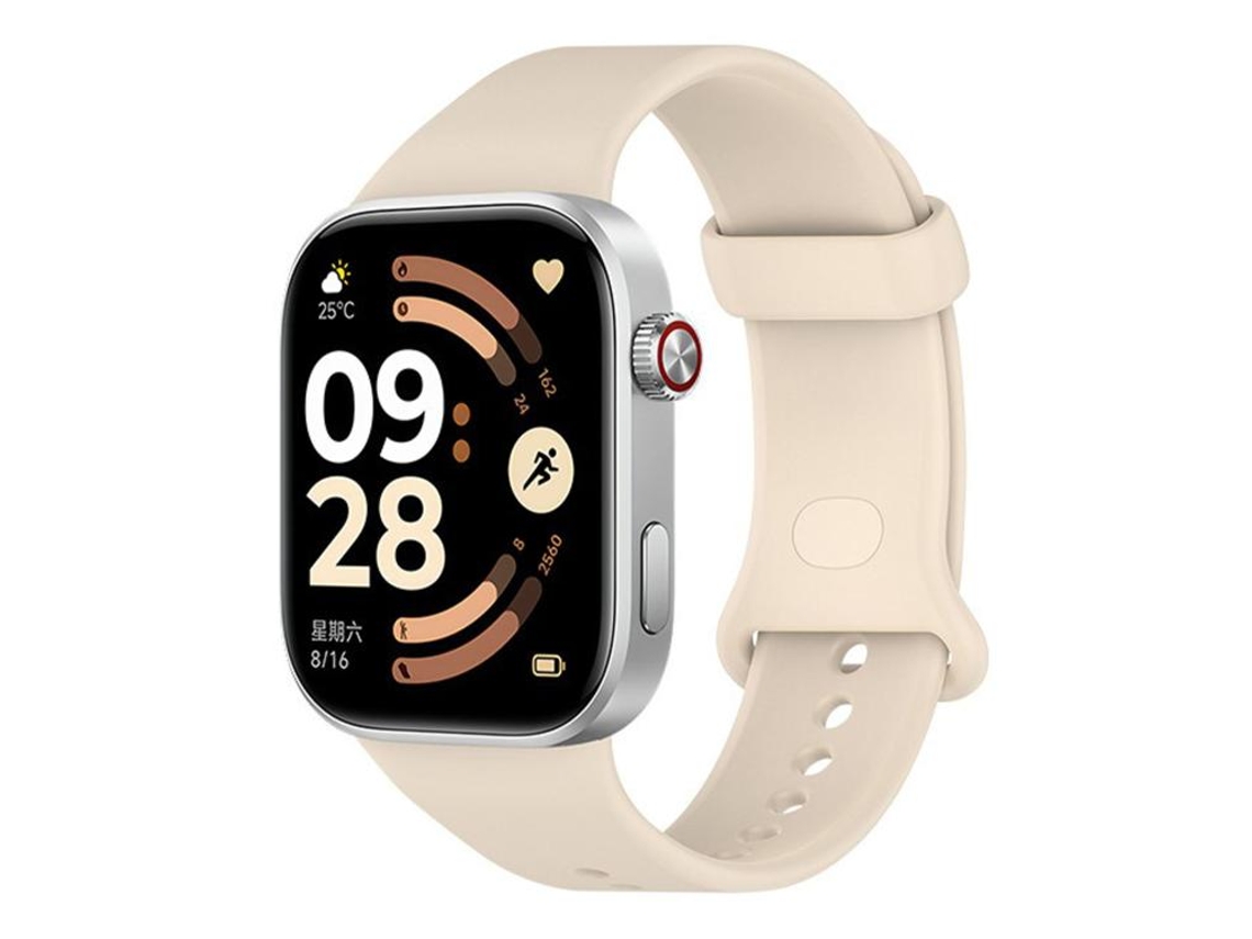Bracelete para Xiaomi Band 9 Pro / 8 Pro Silicone Respirável Cor Sólida Marfim XIAOMOYU