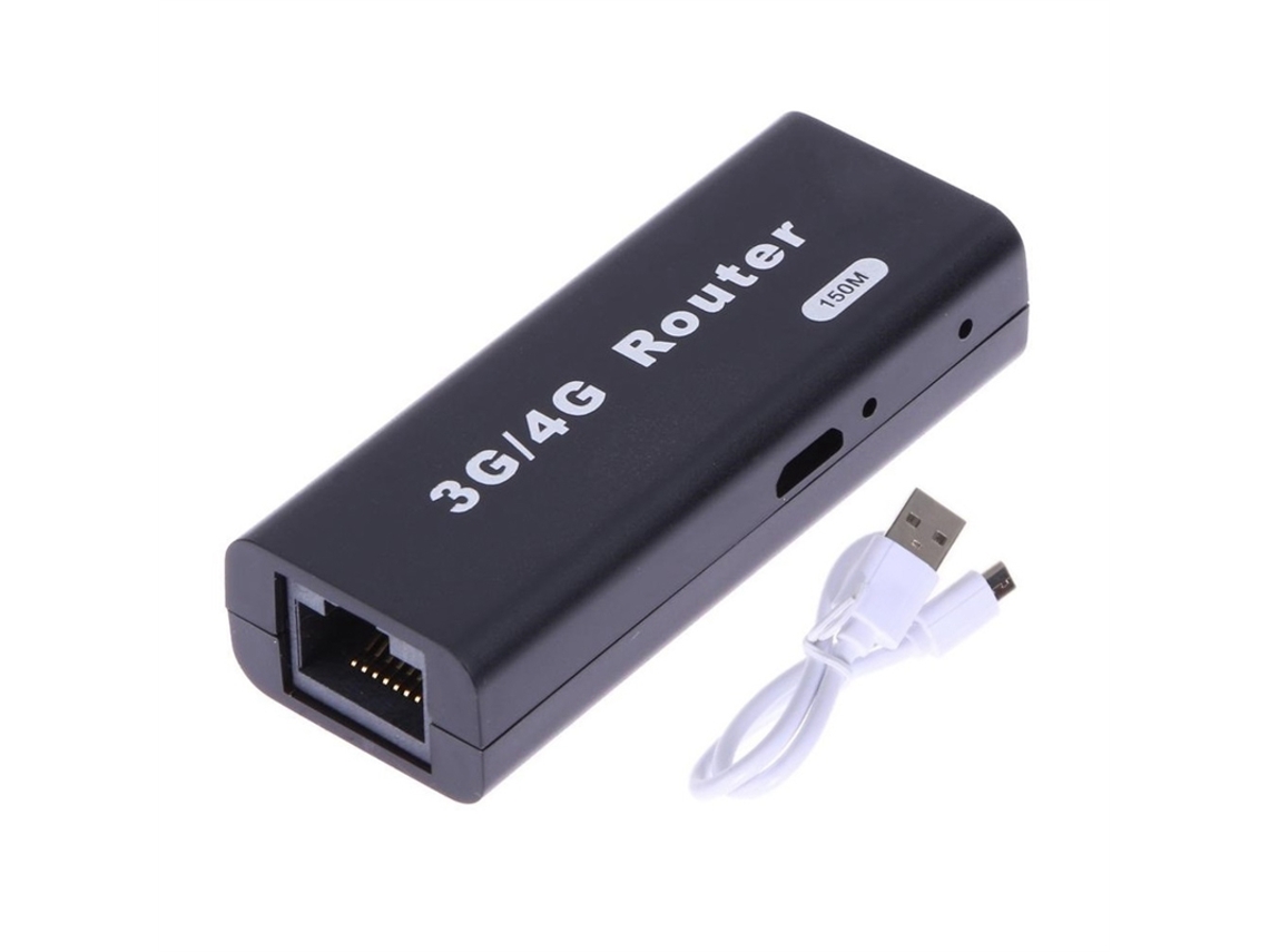 Roteador, Ponto De Acesso Wi-fi, Compatível Com 3g/4g, Wlan, Interface Rj45, Cabo Usb.