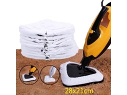 Substituição lavável esfregar almofada trapos capa para tubarão x5 s302 s001 h20 vapor mop cabeça pano microfibra pano peças acessórios