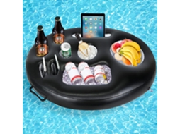Porta-copos Inflável Flutuante 2 Em 1 Para Bebidas E Lanches
