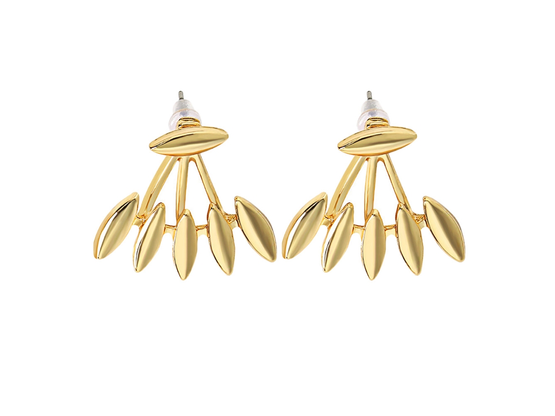 Brincos De Ouro Olho De Cavalo Estilosos Acessórios