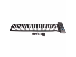 Piano enrolável portátil com 61 teclas, som surround 4D CHABERLU