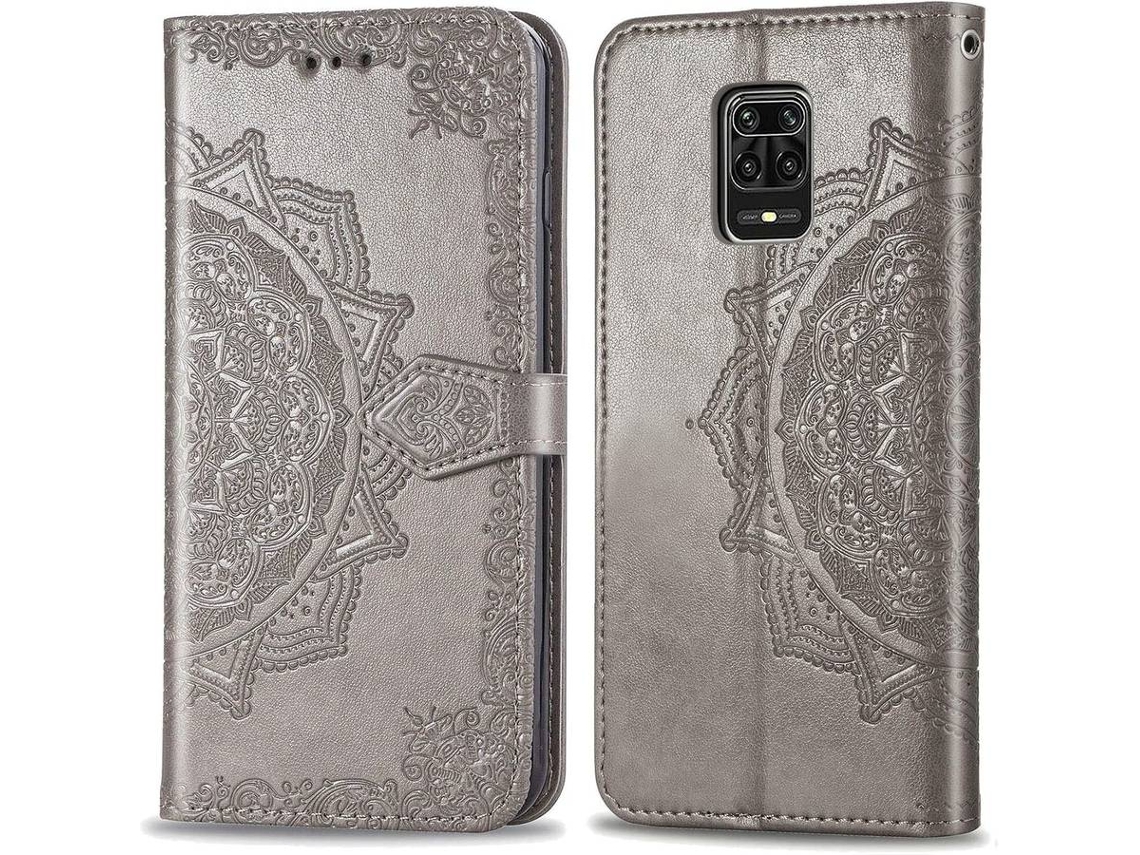 Capa Xiaomi Redmi Note 9S HONGWE. Livro Cinzento